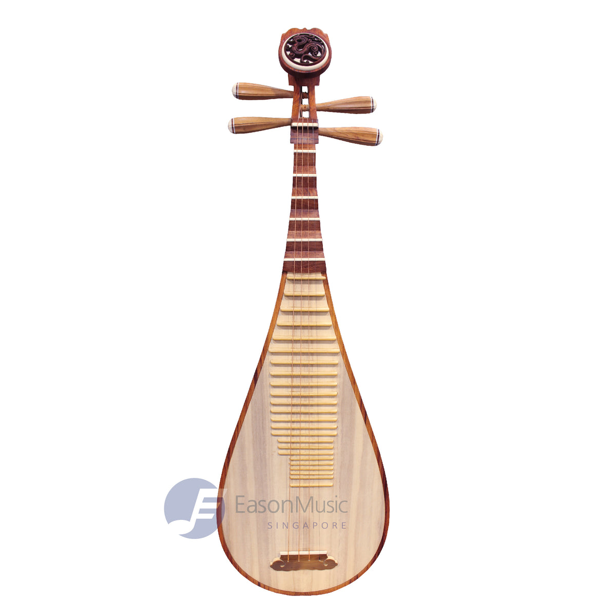 Exquisite Undyed Premium Rosewood Pipa by Qiu Ting Yu | Eason Music ...